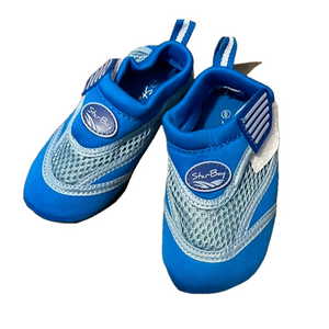 *BIN* STAR BAY Water Shoes, Toddler Boys 6, Blue White